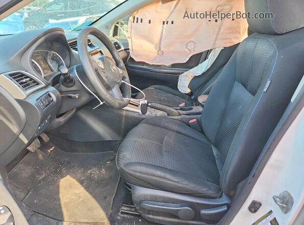 3N1AB7AP5HY243603 2017 NISSAN SENTRA White Вид салону спереду