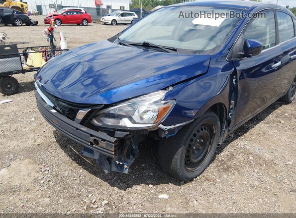 3N1AB7AP5HY245951 2017 NISSAN SENTRA Синий Вид спереди