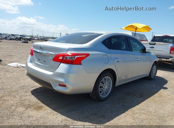 3N1AB7AP5HY272003 2017 NISSAN SENTRA Серебряный Задняя правая четверть
