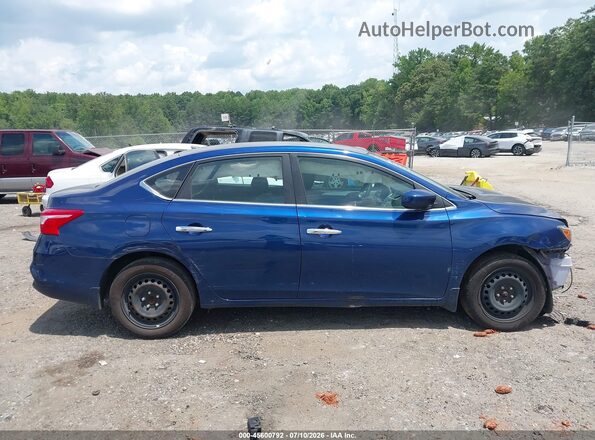 3N1AB7AP5HY303301 2017 NISSAN SENTRA Dark Blue Вид задней части салона