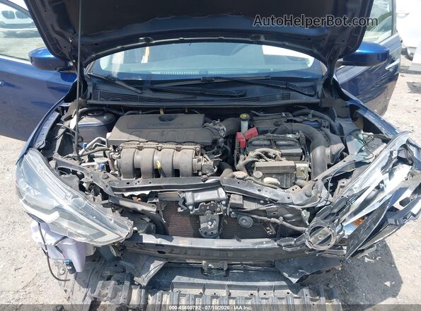 3N1AB7AP5HY303301 2017 NISSAN SENTRA Dark Blue Вид сзади