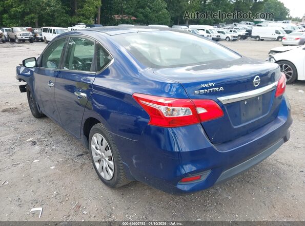 3N1AB7AP5HY303301 2017 NISSAN SENTRA Dark Blue Задняя левая четверть