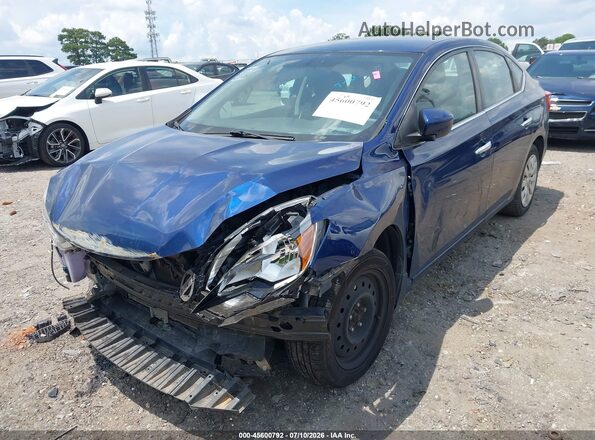 3N1AB7AP5HY303301 2017 NISSAN SENTRA Dark Blue Вид спереди