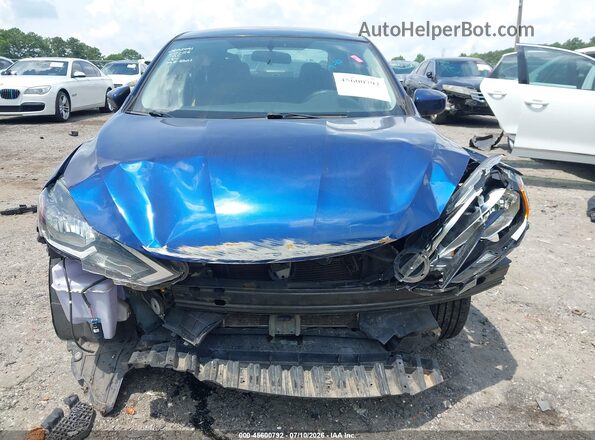 3N1AB7AP5HY303301 2017 NISSAN SENTRA Dark Blue Вид щитка приборов