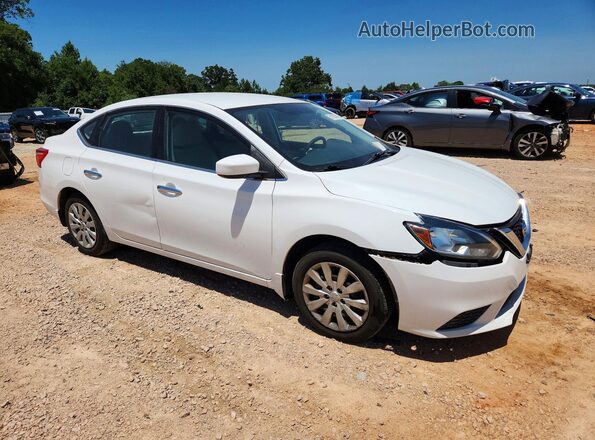 3N1AB7AP5HY318185 2017 NISSAN SENTRA White Delantero derecho