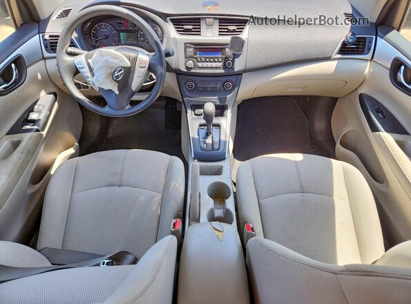 3N1AB7AP5HY318185 2017 NISSAN SENTRA White Vista del salpicadero