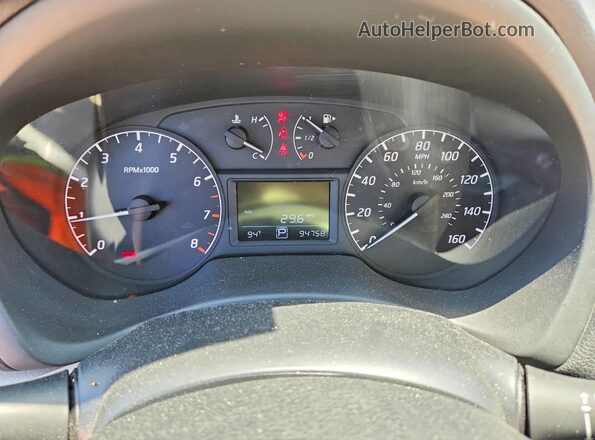3N1AB7AP5HY318185 2017 NISSAN SENTRA White Vista del cuadro de instrumentos