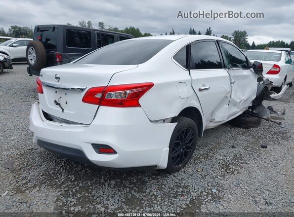 3N1AB7AP5HY329302 2017 NISSAN SENTRA Белый Задняя правая четверть