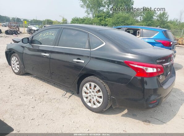 3N1AB7AP5HY339425 2017 NISSAN SENTRA Черный Задняя левая четверть