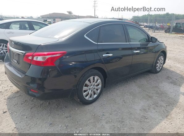 3N1AB7AP5HY339425 2017 NISSAN SENTRA Черный Задняя правая четверть