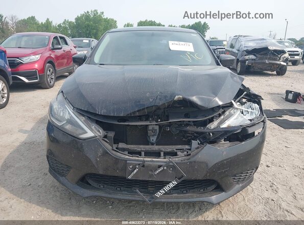 3N1AB7AP5HY339425 2017 NISSAN SENTRA Черный Вид щитка приборов