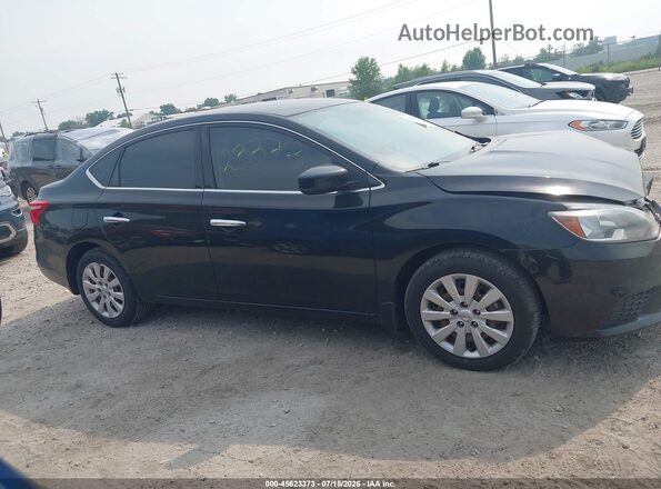 3N1AB7AP5HY339425 2017 NISSAN SENTRA Черный Вид задней части салона