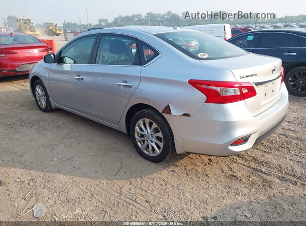 3N1AB7AP5HY344639 2017 NISSAN SENTRA Silver Հետևի ձախ