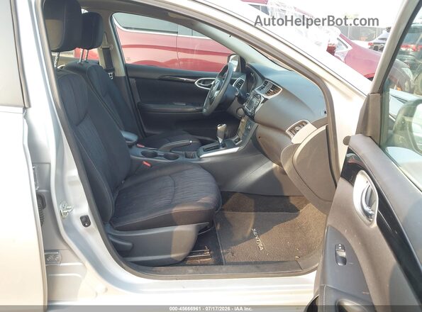 3N1AB7AP5HY344639 2017 NISSAN SENTRA Silver Սալոնի դիմացի տեսք