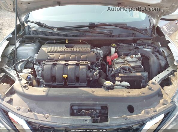 3N1AB7AP5HY344639 2017 NISSAN SENTRA Silver Հետևի տեսք