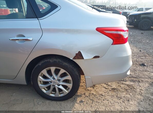 3N1AB7AP5HY344639 2017 NISSAN SENTRA Silver Դիմացի տեսք