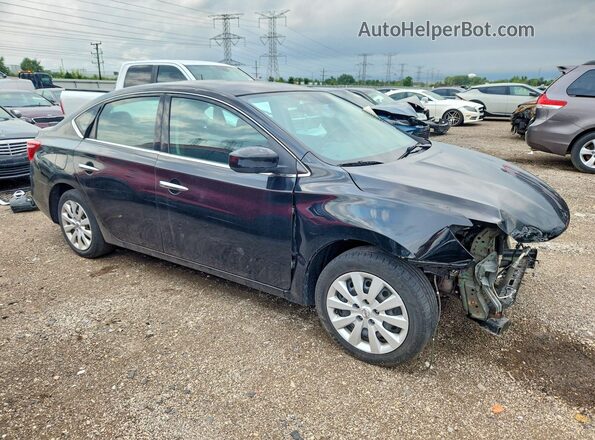 3N1AB7AP5HY350179 2017 NISSAN SENTRA Black წინა მარჯვენა