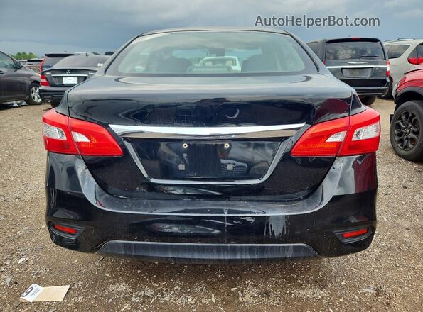 3N1AB7AP5HY350179 2017 NISSAN SENTRA Black უკანა ხედი