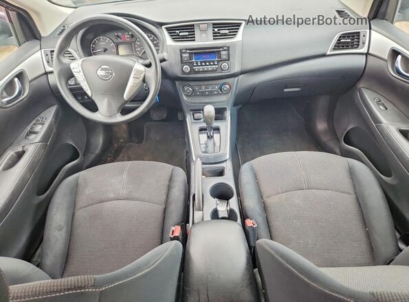 3N1AB7AP5HY350179 2017 NISSAN SENTRA Black წინა პანელის ხედი