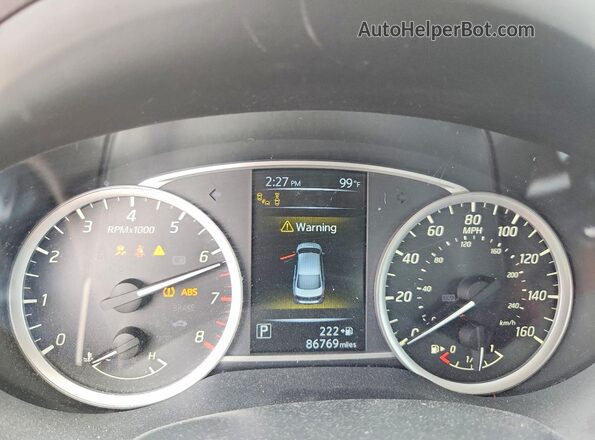 3N1AB7AP5HY367922 2017 NISSAN SENTRA Silver ხელსაწყოთა პანელის ხედი