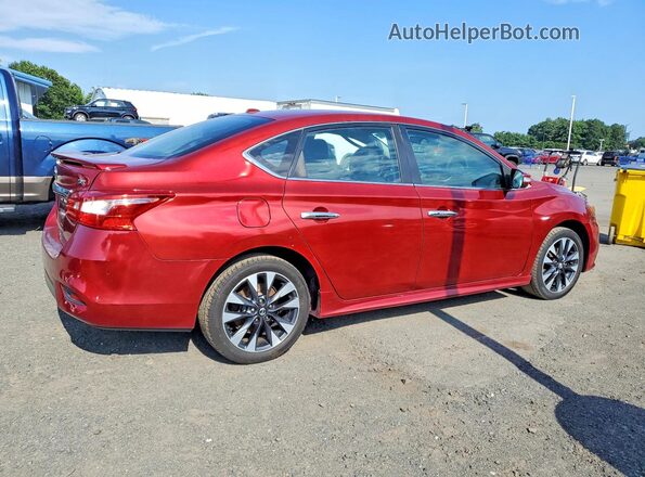 3N1AB7AP5HY393002 2017 NISSAN SENTRA Red Հետևի աջ