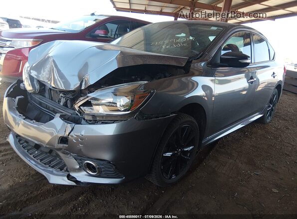 3N1AB7AP5HY394179 2017 NISSAN SENTRA Gray Front left