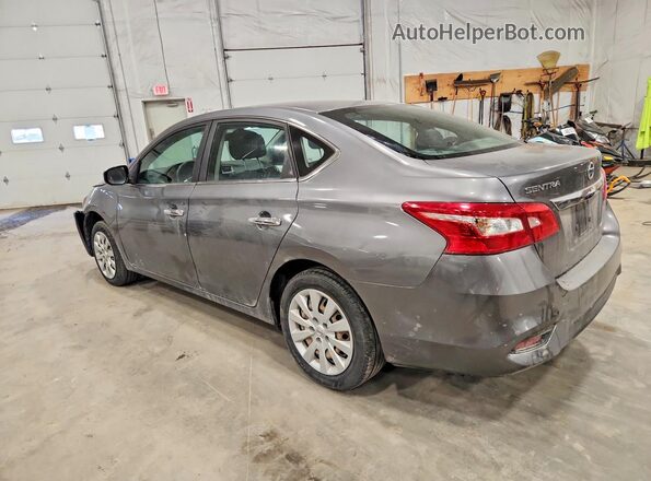 3N1AB7AP5HY397308 2017 NISSAN SENTRA Gray Trasero izquierdo