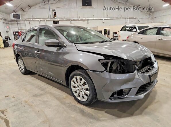 3N1AB7AP5HY397308 2017 NISSAN SENTRA Gray Delantero derecho