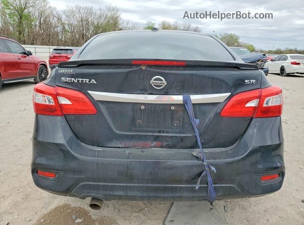 3N1AB7AP5HY400899 2017 NISSAN SENTRA Black უკანა ხედი