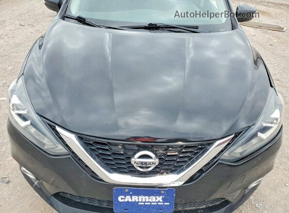 3N1AB7AP5HY400899 2017 NISSAN SENTRA Black უკანა სალონის ხედი