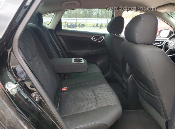 3N1AB7AP5HY400899 2017 NISSAN SENTRA Black უკანა სავარძლების ხედი