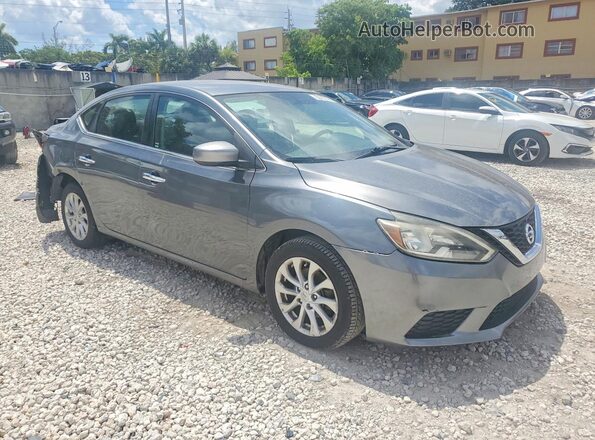 3N1AB7AP5HY407562 2017 NISSAN SENTRA Gray Przód prawy