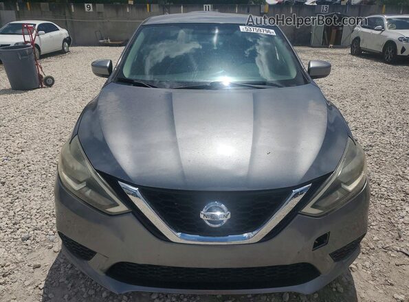 3N1AB7AP5HY407562 2017 NISSAN SENTRA Gray Widok z przodu