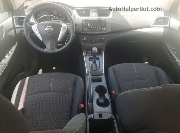 3N1AB7AP5HY407562 2017 NISSAN SENTRA Gray Widok deski rozdzielczej