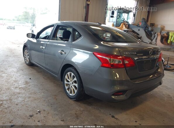 3N1AB7AP5JL617193 2018 NISSAN SENTRA Gray Tył lewy