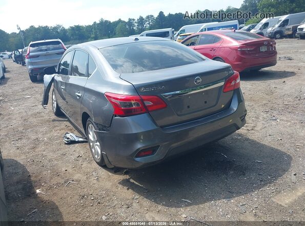 3N1AB7AP5JL620207 2018 NISSAN SENTRA Gray უკანა მარცხენა