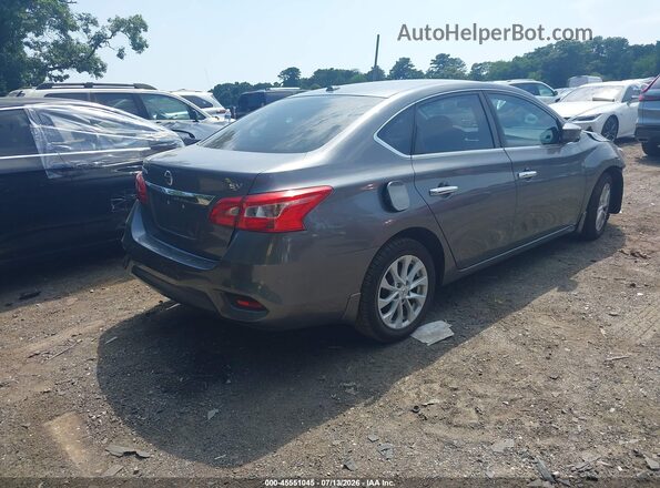 3N1AB7AP5JL620207 2018 NISSAN SENTRA Gray უკანა მარჯვენა