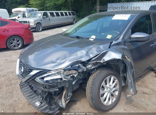 3N1AB7AP5JL620207 2018 NISSAN SENTRA Gray წინა ხედი