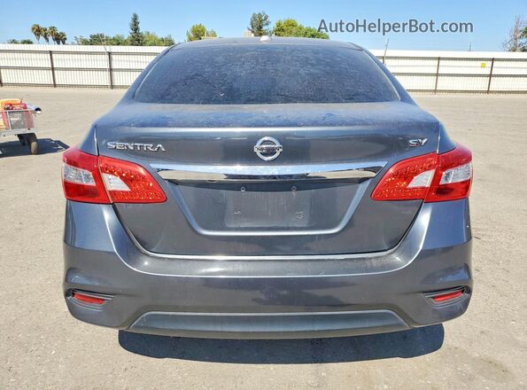 3N1AB7AP5JL626332 2018 NISSAN SENTRA Gray Widok z tyłu