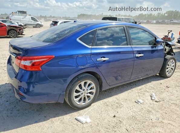 3N1AB7AP5JL640411 2018 NISSAN SENTRA Blue Задня права чверть