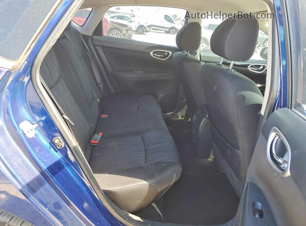 3N1AB7AP5JL640411 2018 NISSAN SENTRA Blue Вид задніх сидінь