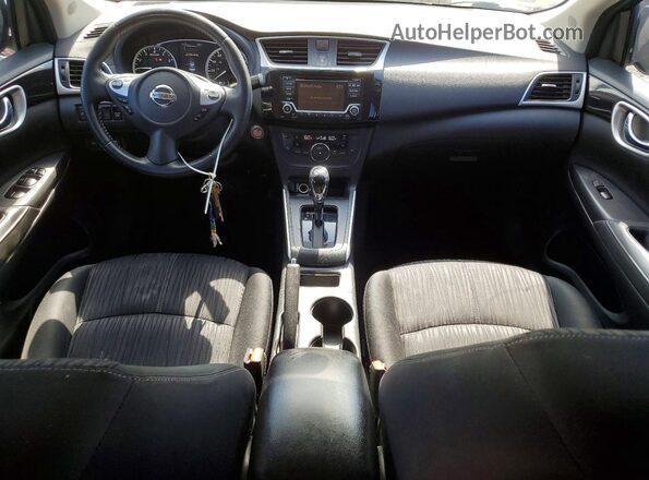 3N1AB7AP5JL640411 2018 NISSAN SENTRA Blue Вид панелі приладів