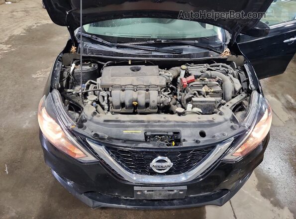 3N1AB7AP5JL658388 2018 NISSAN SENTRA Black Вид задньої частини салону