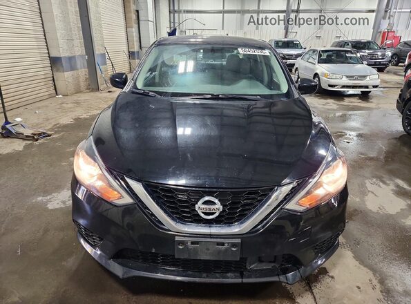 3N1AB7AP5JL658388 2018 NISSAN SENTRA Black Вид спереду