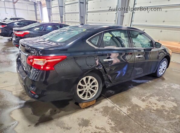 3N1AB7AP5JL658388 2018 NISSAN SENTRA Black Задня права чверть