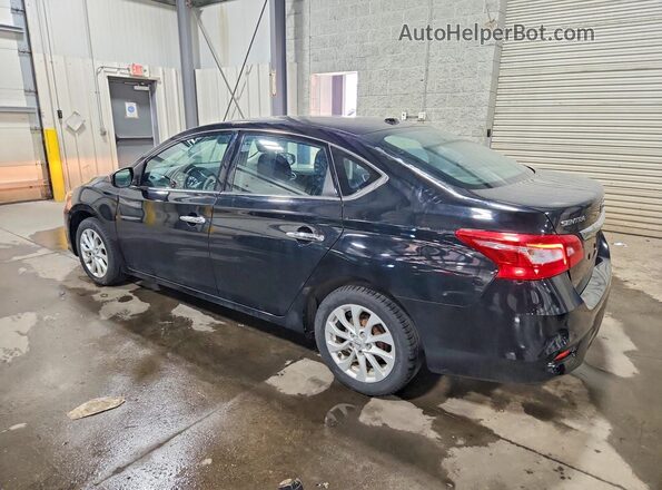 3N1AB7AP5JL658388 2018 NISSAN SENTRA Black Задня ліва чверть