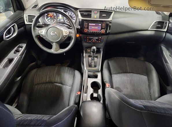 3N1AB7AP5JL658388 2018 NISSAN SENTRA Black Вид панелі приладів