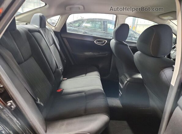 3N1AB7AP5JL658388 2018 NISSAN SENTRA Black Вид задніх сидінь