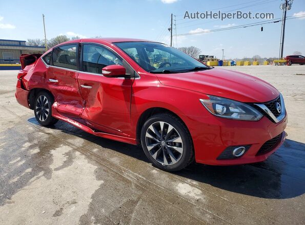 3N1AB7AP5JY206623 2018 NISSAN SENTRA Red Delantero derecho