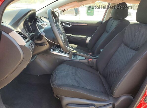 3N1AB7AP5JY206623 2018 NISSAN SENTRA Red Vista interior delantera